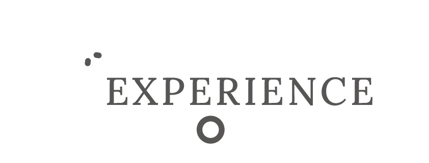 Logo Health Experience en color blanco
